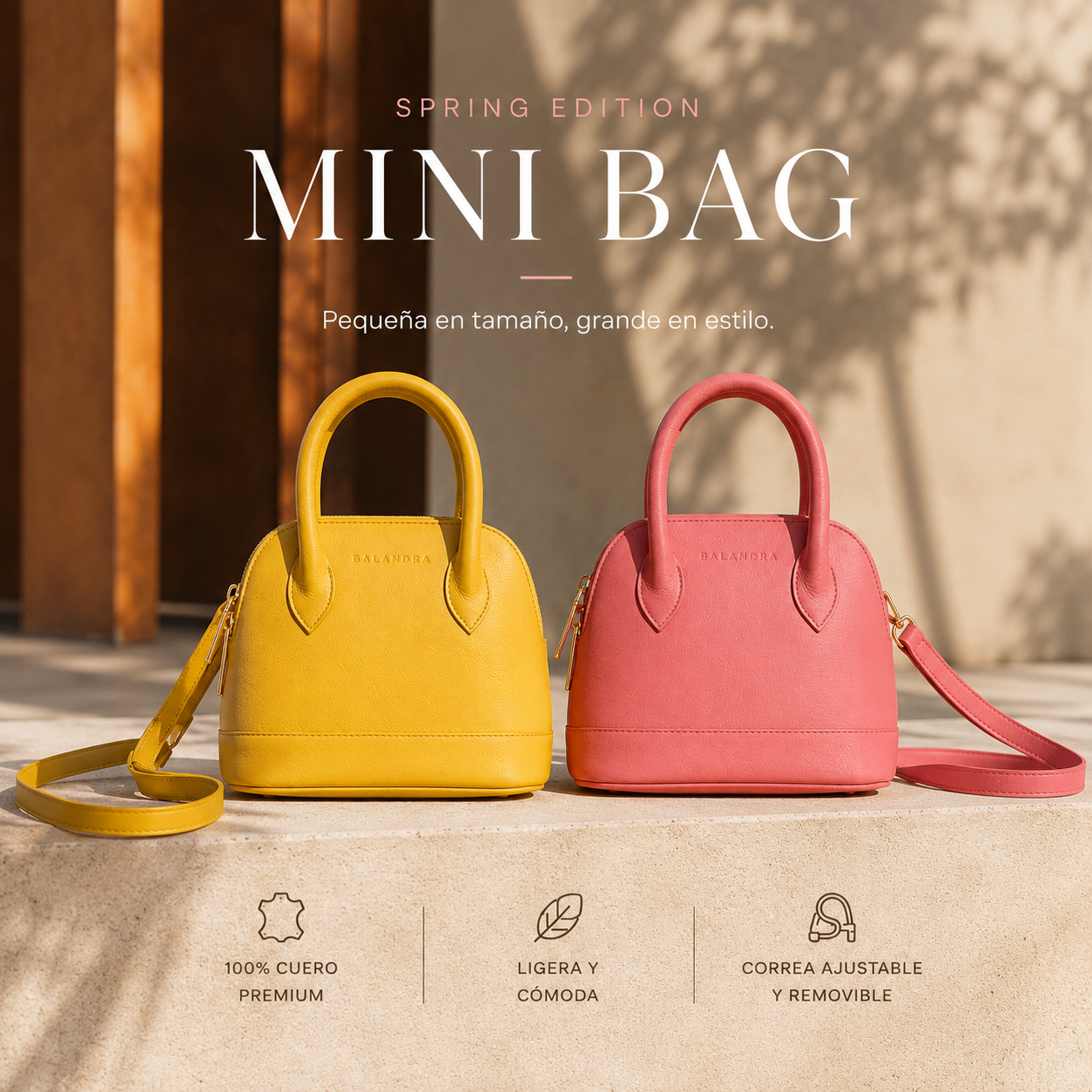 Mini bag | Bolso compacto de piel