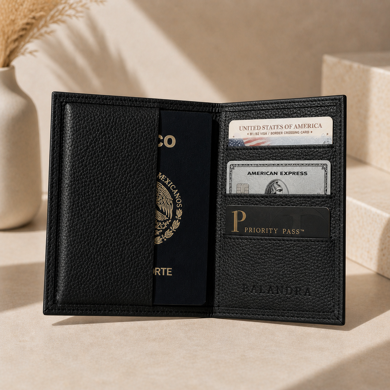 Travel Sleeve | Portapasaporte de piel