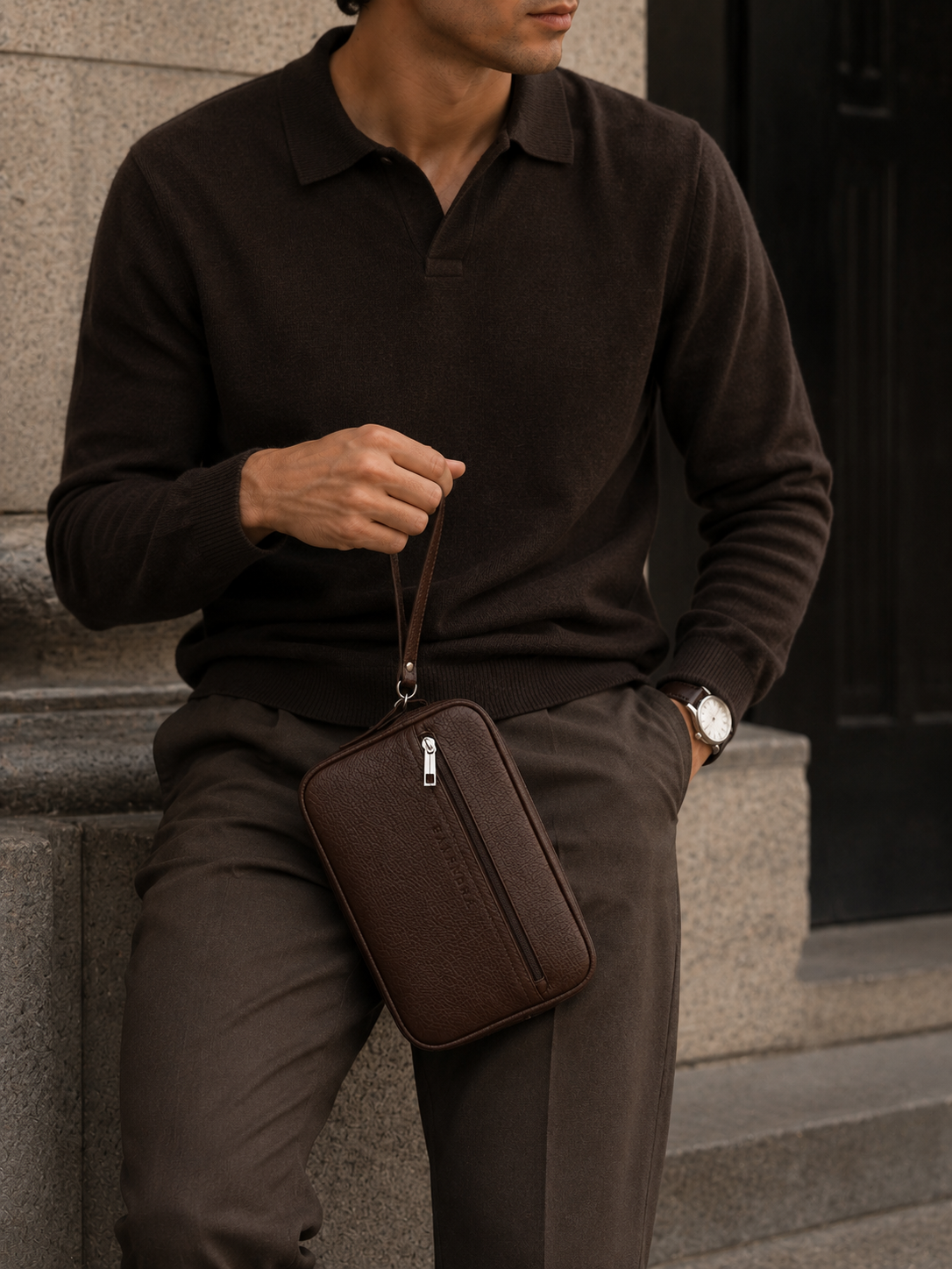 Carry Pouch | Bolso de mano para hombre