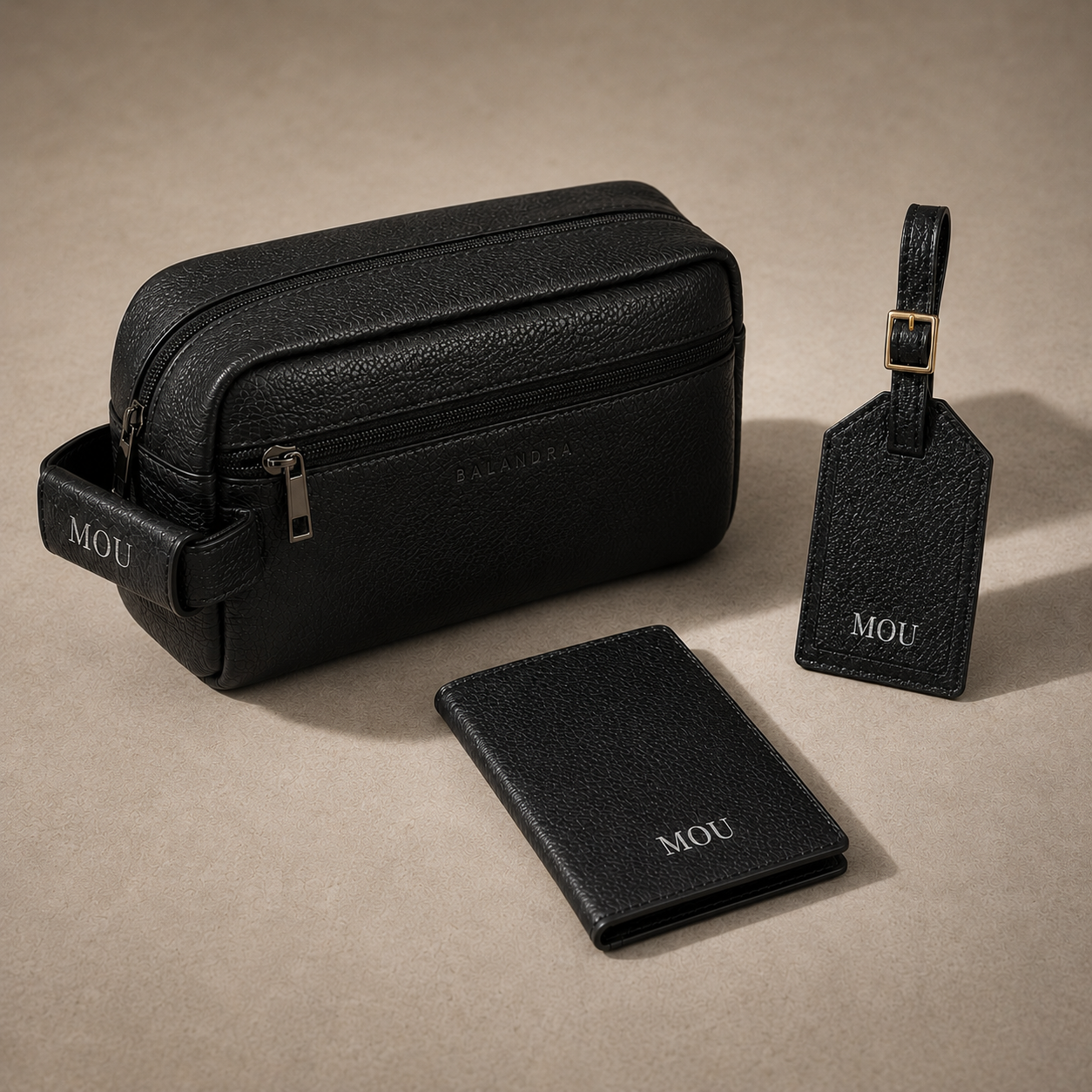 Travel Set | Kit de viaje de piel premium